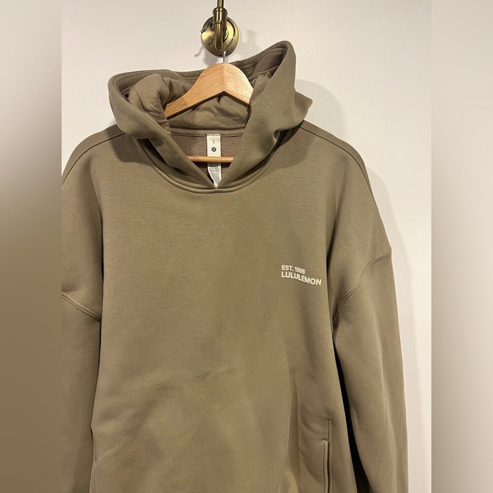 Lululemon Heavyweight Oversized Hoodie Taupe Brown Tan - Picture 3 of 6